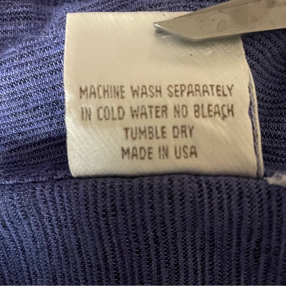 Athleta Mill Valley Clothing Company Blue Button down cardigan /Jacket size med - Picture 5 of 5